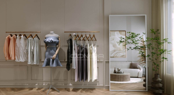 Các chất liệu quen thuộc trong thi công cửa hàng