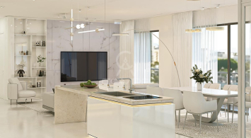 Thiết kế nội thất căn hộ với không gian mở tiện nghi